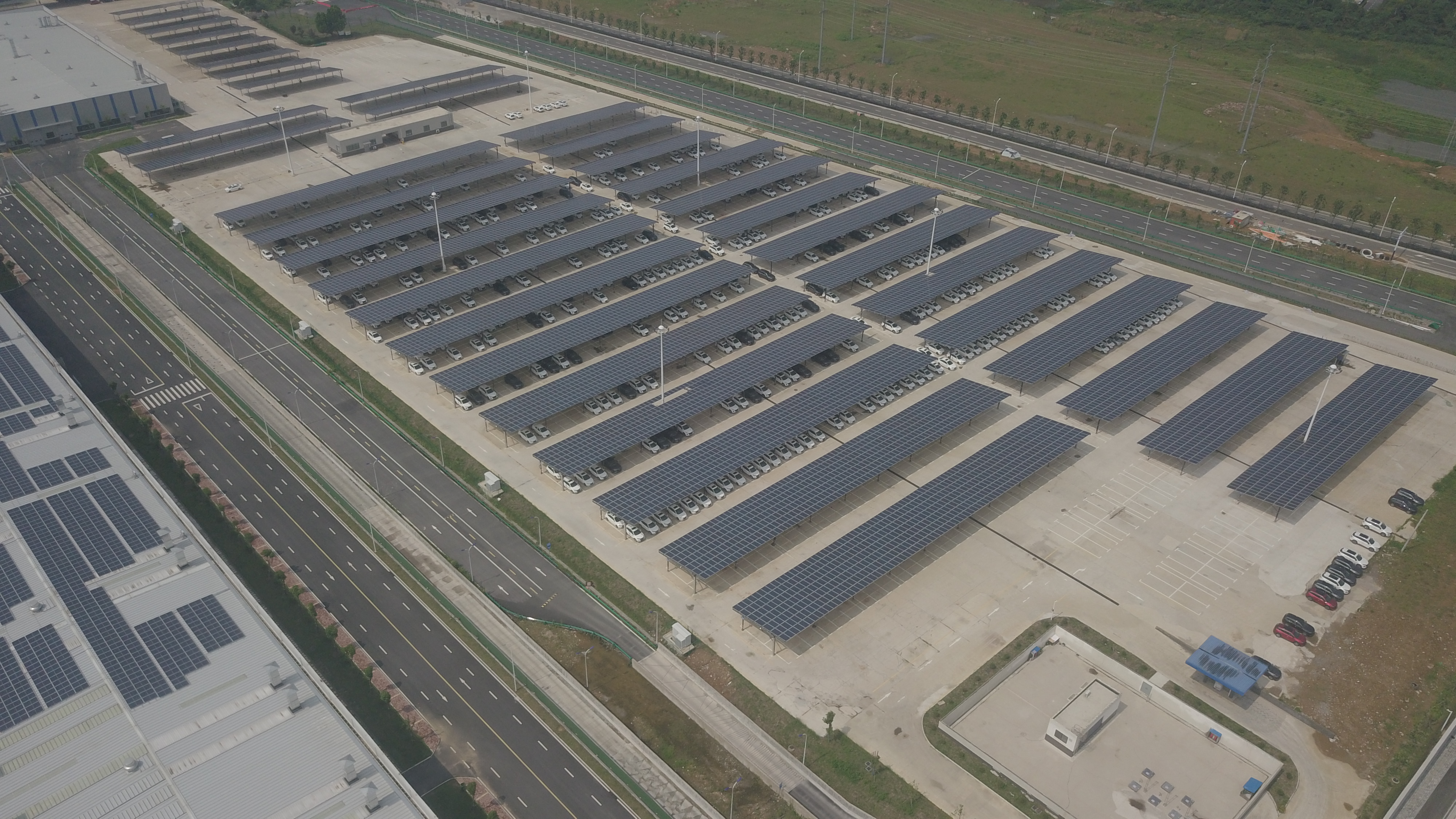 合肥长安汽车30MW分布式光伏电站